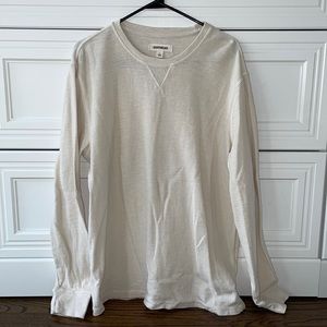 Goodthreads cream color long sleeve top